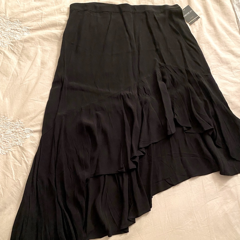 Black Ruffle Skirt